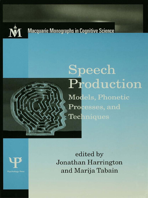 Upplýsingar um Speech Production eftir Jonathan Harrington - Biðlisti